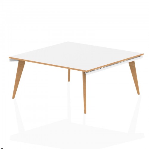 Oslo Square Boardroom Wood Frame Bench Desk